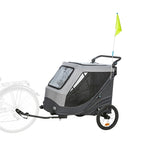 Trixie Fietskar Opvouwbaar Snelvouw Functie Tot 45Kg Grijs Xl 87,5X93/150X97 Cm