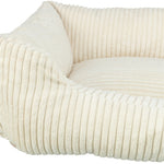 Trixie Vital Hondenmand Jonna Hoekig Ribfluweel Creme 60X50 Cm