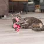 Trixie Kattenhengel Telescopisch Grote Katten Met Flamingo Roze 106 Cm