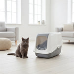 Savic Kattenbak Nestor Grijs / Wit 56X39X38,5 Cm