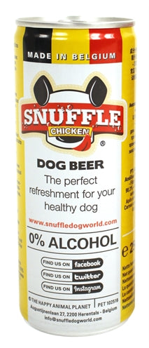 Snuffle Hondenbier Kipsmaak In Blik